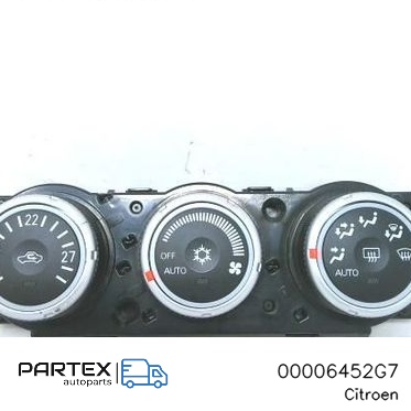 00006452G7 - Панель клімат-контролю Citroen C-Crosser 2007