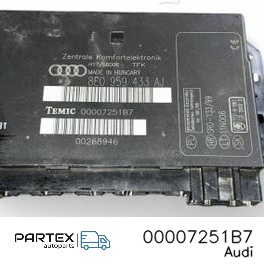 00007251B7 - Блок комфорту Audi A4 S4 B6 8E 8H 2004