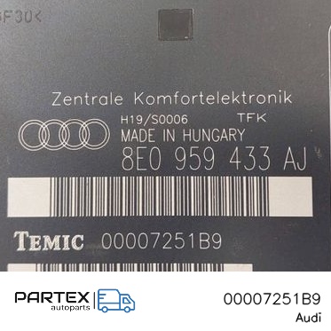00007251B9 - Блок комфорту Audi A4 S4 B6 8E 8H 2003