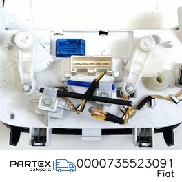 0000735523091 - Панель клімат-контролю Fiat Punto Evo 2012