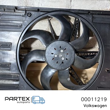 00011219 - Електровентилятор радіатора Volkswagen Tiguan 2020
