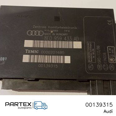 00139315 - Блок комфорту Audi A4 S4 B6 8E 8H 2002