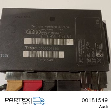 00181549 - Блок комфорту Audi A4 S4 B6 8E 8H 2002