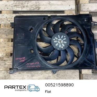 00521598890 - Електровентилятор радіатора Fiat 500X 2022
