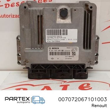 007072067101003 - Блок керування двигуном Renault Clio IV 2012