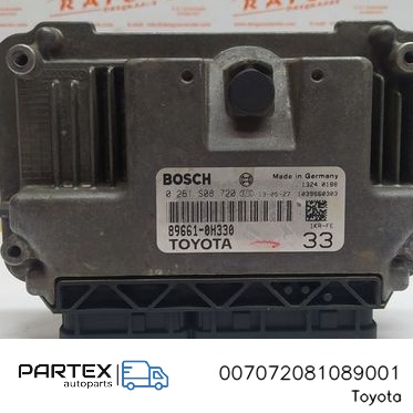 007072081089001 - Блок керування двигуном Toyota Aygo AB40 2014