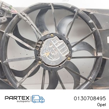 0130708495 - Електровентилятор радіатора Opel Astra K 2020