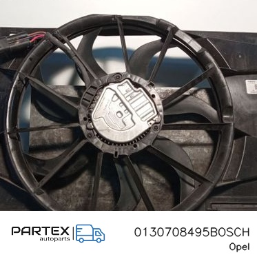 0130708495BOSCH - Електровентилятор радіатора Opel Astra K 2020