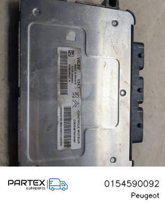 0154590092 - Блок керування двигуном Peugeot 207 2009