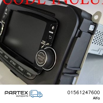 01561247600 - Панель радіо мультимедіа Alfa Romeo Giulietta 2017