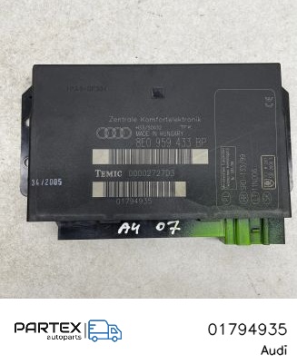01794935 - Блок комфорту Audi A4 S4 B6 8E 8H 2002
