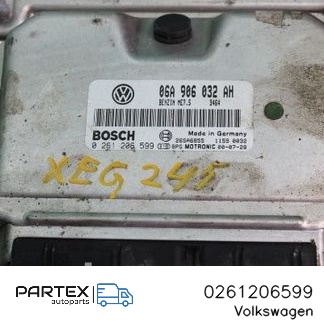 0261206599 - Блок керування двигуном ECU Volkswagen Sharan 2000