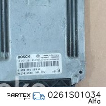0261S01034 - Блок керування двигуном ECU Alfa Romeo 159 2010