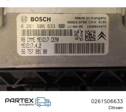 0261S06633 - Блок керування двигуном ECU Citroen DS4 2014