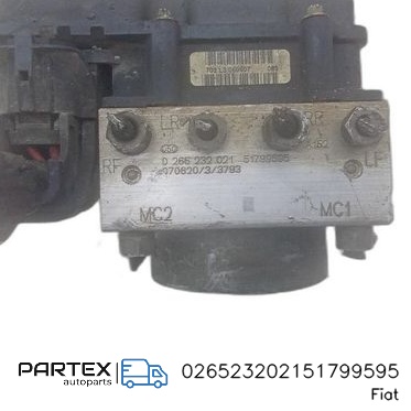 026523202151799595 - Блок керування ABS Fiat Panda II 2007