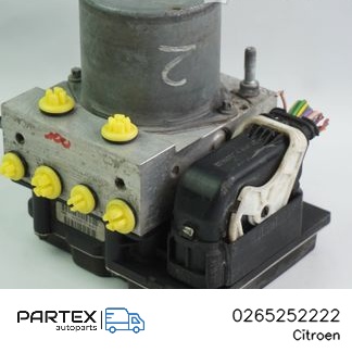 0265252222 - Блок керування ABS Citroen Berlingo 2005