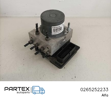 0265252233 - Блок керування ABS Alfa Romeo Mito 2008