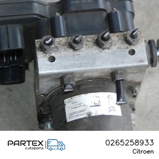 0265258933 Насос блок ABS Citroen Jumpy 2018