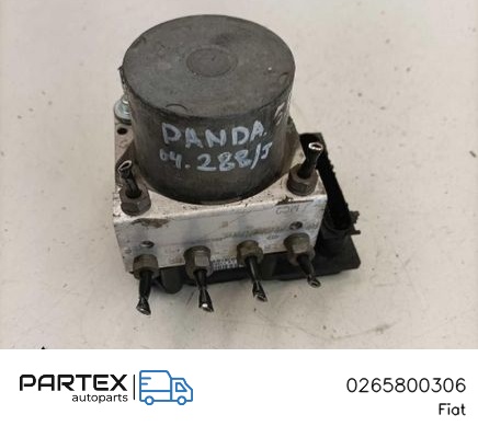 0265800306 - Блок керування ABS Fiat Panda II 2010