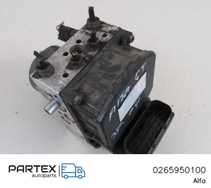 0265950100 - Блок керування ABS Alfa Romeo GT 2003