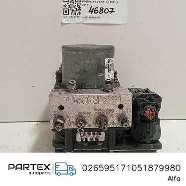 026595171051879980 - Блок керування ABS Alfa Romeo Mito 2011