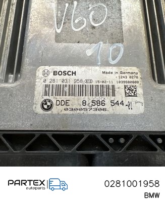 0281001958 - Блок керування двигуном BMW X6 F16 2017