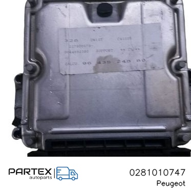 0281010747 - Блок керування двигуном ECU Peugeot 307 2001