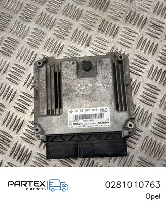 0281010763 - Блок керування двигуном Opel Corsa D 2012