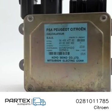 0281011785 - Блок керування підсилювачем керма Citroen C3 Pluriel 2003