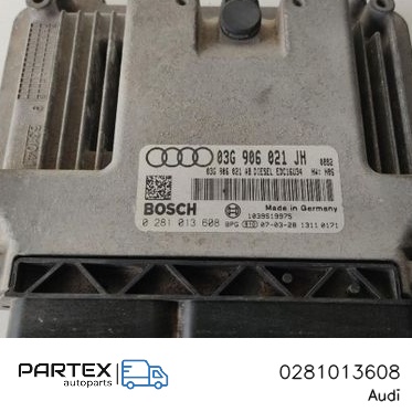 0281013608 - Блок керування двигуном ECU Audi A3 S3 A3 Sportback 8P 2017