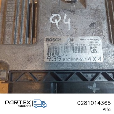 0281014365 - Блок керування двигуном ECU Alfa Romeo 159 2010