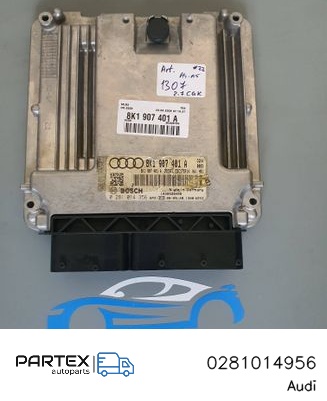 0281014956 - Блок керування двигуном Audi A5 8T 8F 2010