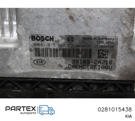0281015438 - Блок керування двигуном Hyundai i30 2010