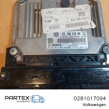 0281017094 - Блок керування двигуном Volkswagen Sharan 2011