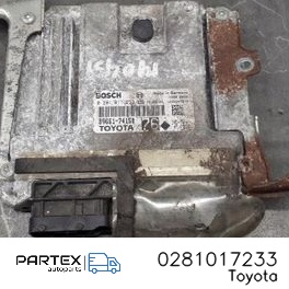 0281017233 - Блок керування двигуном ECU Toyota iQ 2017