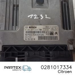 0281017334 - Блок керування двигуном Citroen Berlingo 2011