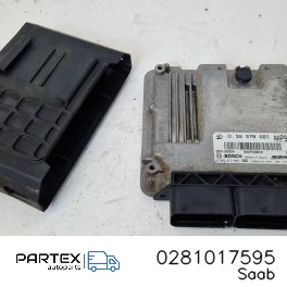 0281017595 - Блок керування двигуном Saab 9-5 2011