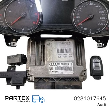 0281017645 - Блок керування двигуном Audi A6 S6 C7 4G 2013