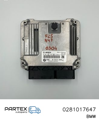 0281017647 - Блок керування двигуном BMW X3 F25 2011