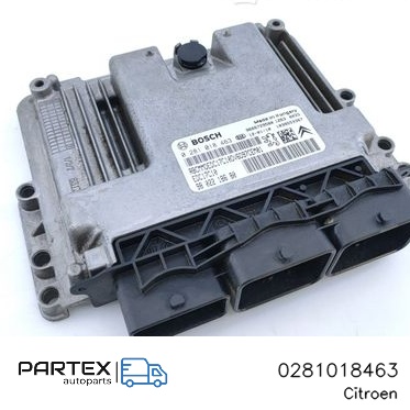 0281018463 - Блок керування двигуном ECU Citroen C4 Aircross 2012