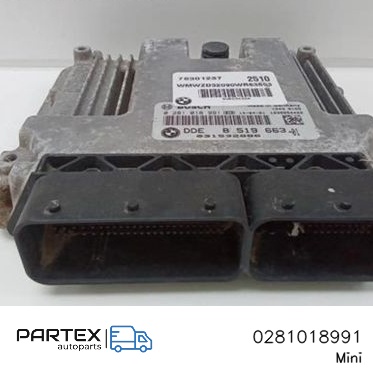 0281018991 - Блок керування двигуном Mini Cooper Countryman R60 2014