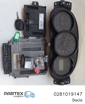 0281019147 - Блок керування двигуном Renault Clio IV 2012