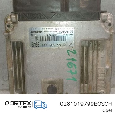 0281019799BOSCH - Блок керування двигуном Opel Corsa D 2013