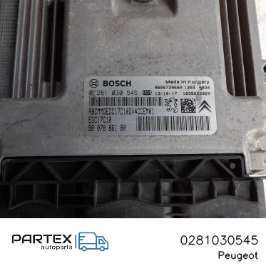 0281030545 - Блок керування двигуном Peugeot 208 2013