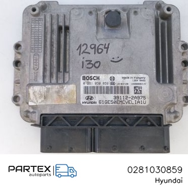 0281030859 - Блок керування двигуном Hyundai i30 2014
