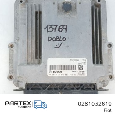 0281032619 - Блок керування двигуном ECU Fiat Doblo 2015
