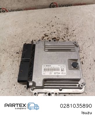 0281035890 - Блок керування двигуном Isuzu D-Max 2015