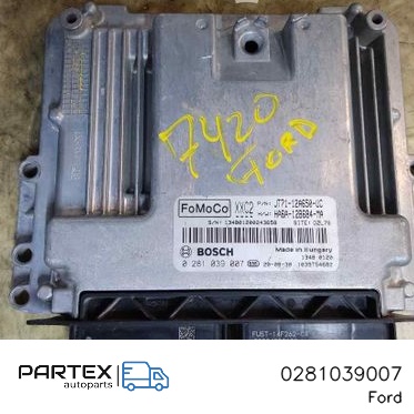 0281039007 - Блок керування двигуном Ford Transit -  Tourneo Connect 2020