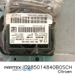 0285014840BOSCH - Блок керування подушками безпеки Airbag Citroen C4 SpaceTourer 2020