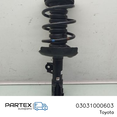 03031000603 - Передній амортизатор у зборі з пружиною Toyota Corolla E160 E170 2023